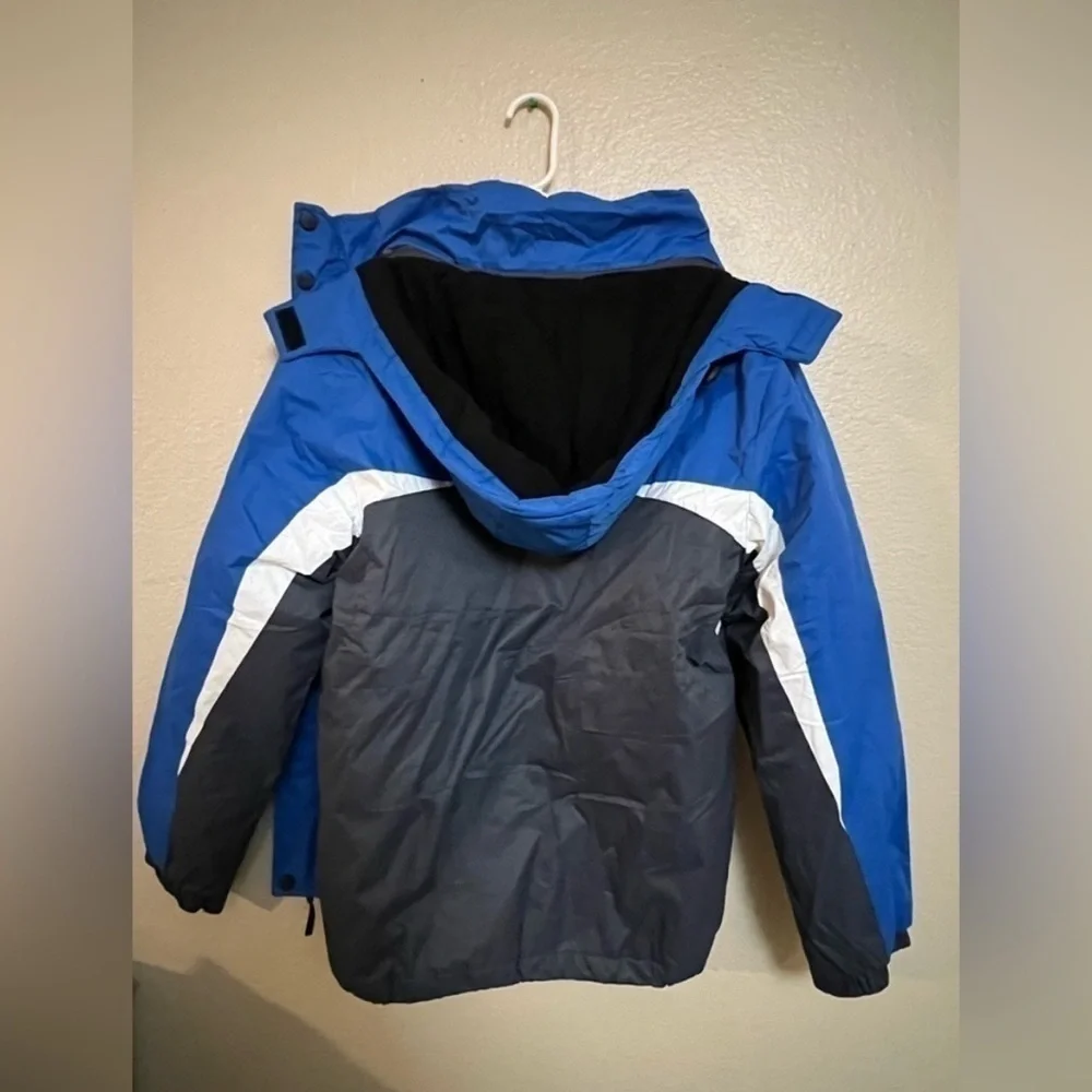 Men’s Ski Jacket Fleece Lined Blue Waterproof Winter Coat Snowboard-Size Large - Picture 5 of 5